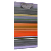 抽象芸術#1：オレンジとグレー クリップボード (右)