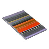 抽象芸術#1：オレンジとグレー ノートブック (右側)