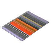 抽象芸術#1：オレンジとグレー ノートブック (左側)