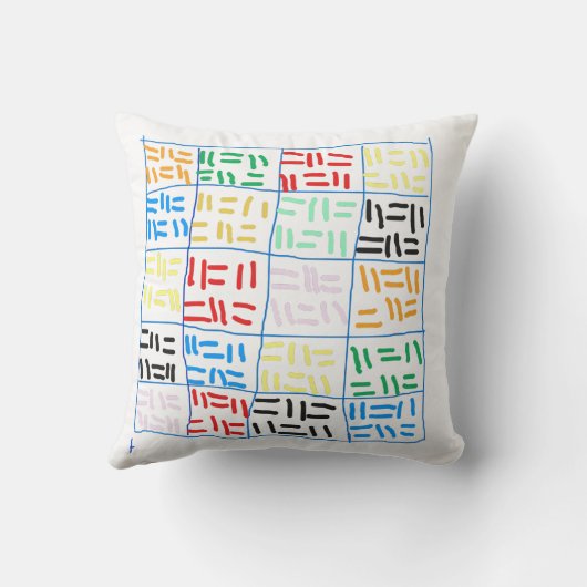 抽象芸術-1 クッション (裏面)