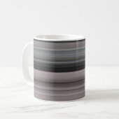 抽象芸術#1:グレー コーヒーマグカップ (正面左)