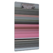 抽象芸術#1：ピンクとグレー クリップボード (右)