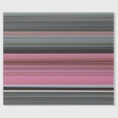 抽象芸術#1：ピンクとグレー ラッピングペーパー (フラット)