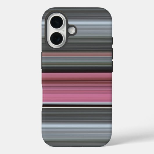 抽象芸術#1:ピンクとグレー Case-Mate iPhoneケース (裏面)