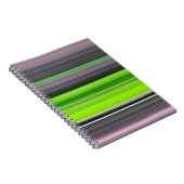 抽象芸術#1:ライムと灰色 ノートブック (右側)