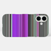 抽象芸術#1：紫と灰色のCase-Mate iPhoneケース Case-Mate iPhoneケース (裏面 (横))