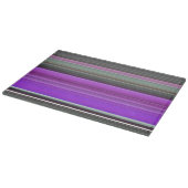 抽象芸術#1：紫と灰色 カッティングボード (角)