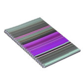 抽象芸術#1:紫と灰色 ノートブック (右側)