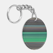 抽象芸術#1：緑と灰色 キーホルダー (正面左)