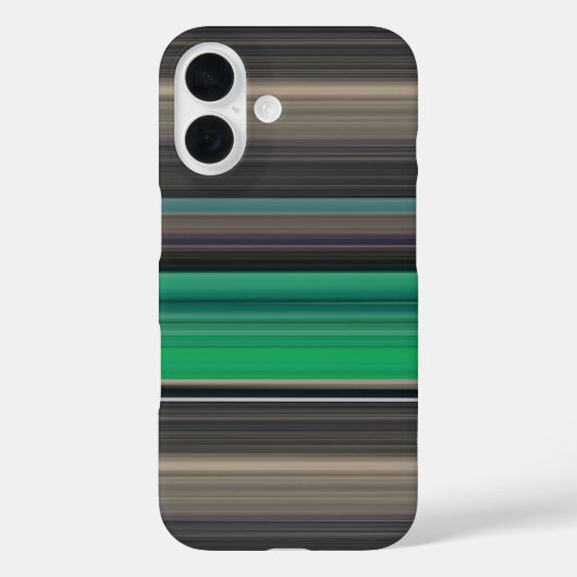 抽象芸術#1:緑と灰色 Case-Mate iPhoneケース (裏面)