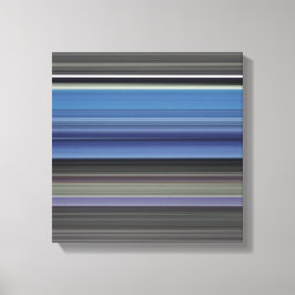 抽象芸術#1：青と灰色 キャンバスプリント