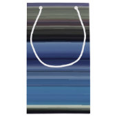 抽象芸術#1：青と灰色 スモールペーパーバッグ (裏面)