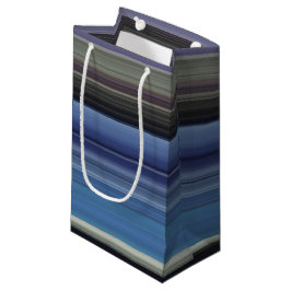 抽象芸術#1：青と灰色 スモールペーパーバッグ