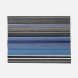 抽象芸術#1：青と灰色 ドアマット