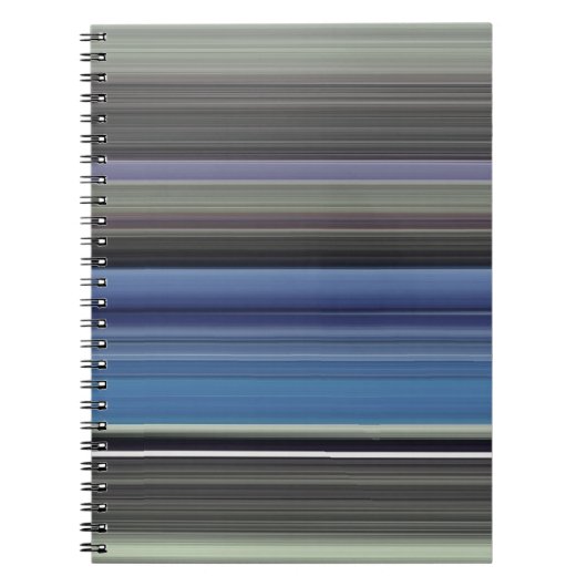抽象芸術#1：青と灰色 ノートブック (正面)