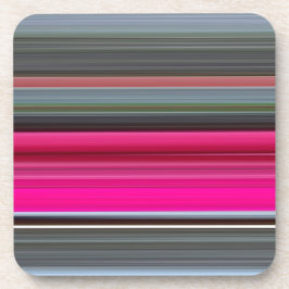 抽象芸術#1: Ceriseとgray コースター