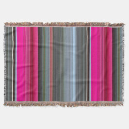 抽象芸術#1: Ceriseとgray スローブランケット