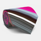 抽象芸術#1: Ceriseとgray ネクタイ (ロール)