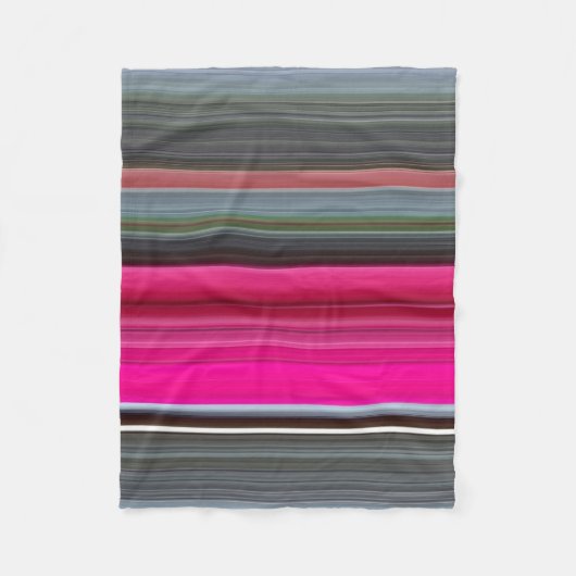 抽象芸術#1: Ceriseとgray フリースブランケット (正面)