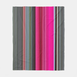 抽象芸術#1: Ceriseとgray フリースブランケット