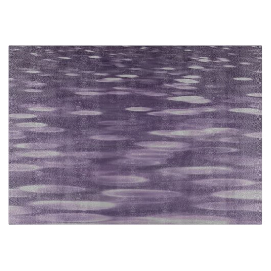 抽象芸術#1: Ultra Violetきらめく カッティングボード (正面)