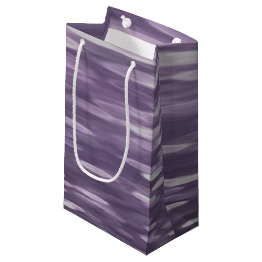 抽象芸術#1: Ultra Violetきらめく スモールペーパーバッグ (正面アングル)