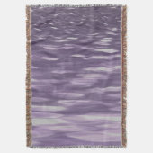 抽象芸術#1: Ultra Violetきらめく スローブランケット (正面縦)
