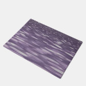 抽象芸術#1: Ultra Violetきらめく ドアマット (アングル)