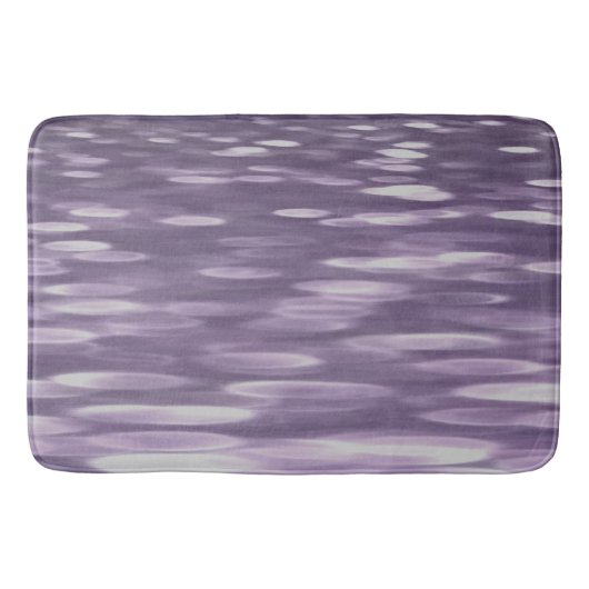 抽象芸術#1: Ultra Violetきらめく バスマット (正面)