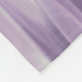 抽象芸術#1: Ultra Violetきらめく フリースブランケット (角)