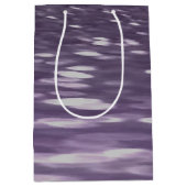 抽象芸術#1: Ultra Violetきらめく ミディアムペーパーバッグ (正面)