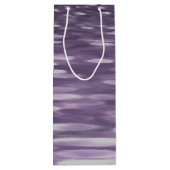 抽象芸術#1: Ultra Violetきらめく ワインギフトバッグ (裏面)