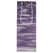 抽象芸術#1: Ultra Violetきらめく ワインギフトバッグ (正面)