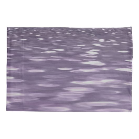 抽象芸術#1: Ultra Violetきらめく 枕カバー (裏面)