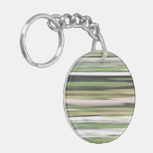 抽象芸術#2:オリーブグリーンぼやけ キーホルダー (正面左)