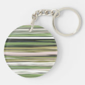 抽象芸術#2:オリーブグリーンぼやけ キーホルダー (裏面)