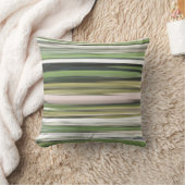 抽象芸術#2:オリーブグリーンぼやけ クッション (ブランケット)