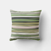 抽象芸術#2:オリーブグリーンぼやけ クッション (裏面)