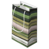 抽象芸術#2：オリーブグリーンぼやけ スモールペーパーバッグ (裏面アングル)