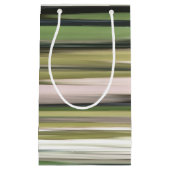 抽象芸術#2：オリーブグリーンぼやけ スモールペーパーバッグ (正面)