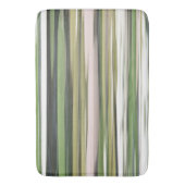 抽象芸術#2:オリーブグリーンぼやけ バスマット (正面縦)