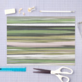 抽象芸術#2：オリーブグリーンぼやけ 薄葉紙 (クラフト)