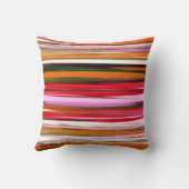 抽象芸術#2：オレンジぼやけ色 クッション (裏面)