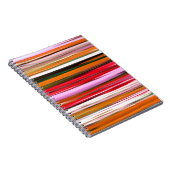 抽象芸術#2：オレンジぼやけ色 ノートブック (右側)