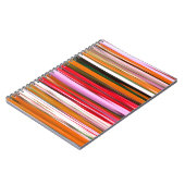 抽象芸術#2：オレンジぼやけ色 ノートブック (左側)