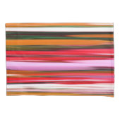 抽象芸術#2：オレンジぼやけ色 枕カバー (正面)