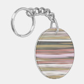 抽象芸術#2：秋の紅葉 ぼやけ キーホルダー (正面左)