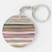 抽象芸術#2：秋の紅葉 ぼやけ キーホルダー (裏面)