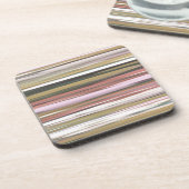 抽象芸術#2：秋の紅葉 ぼやけ コースター (左側)