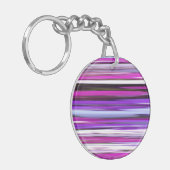 抽象芸術#2：紫ぼやけ キーホルダー (正面左)